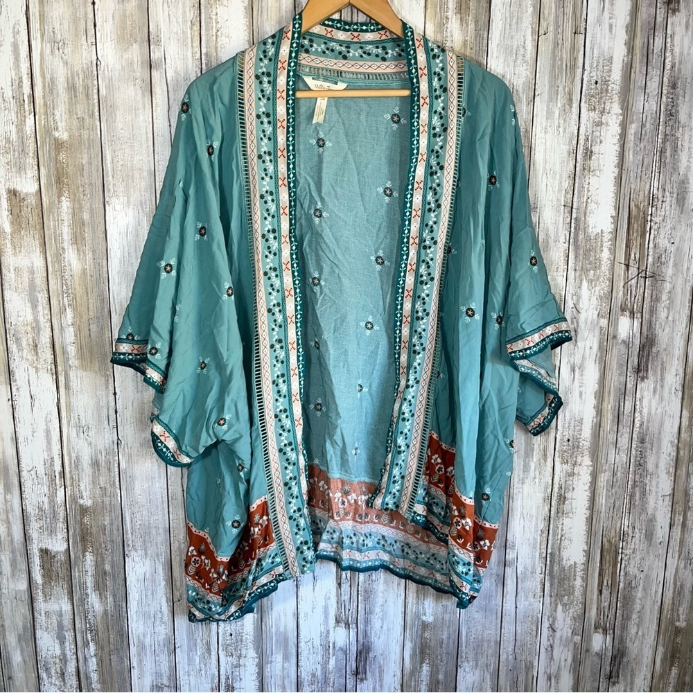 Matilda Jane Dream Chaser Days Like This Boho Floral Kimono Topper - Picture 2 of 6